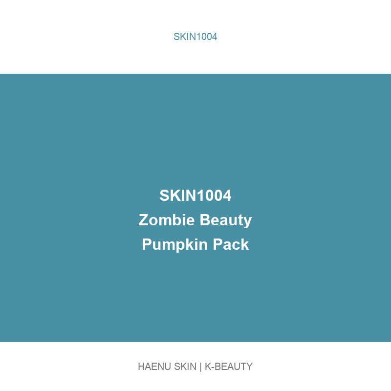SKIN1004 Zombie Beauty Pumpkin Pack